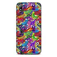 Graffitix (25) Desenli Silikon Kapak Huawei Y5 2019 Kılıf