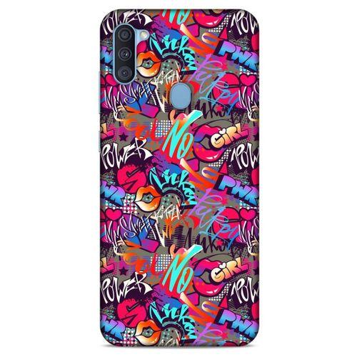 Graffitix (8) Desenli Silikon Kapak Samsung Galaxy A11 Kılıf
