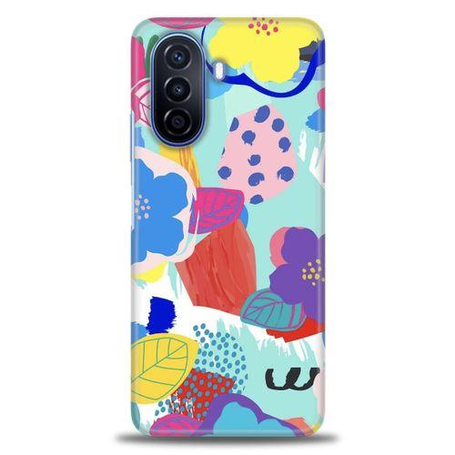 Tecno Pova Neo 2 Kılıf HD Baskılı Kılıf - Flowers + Tam Ekran Koruyucu
