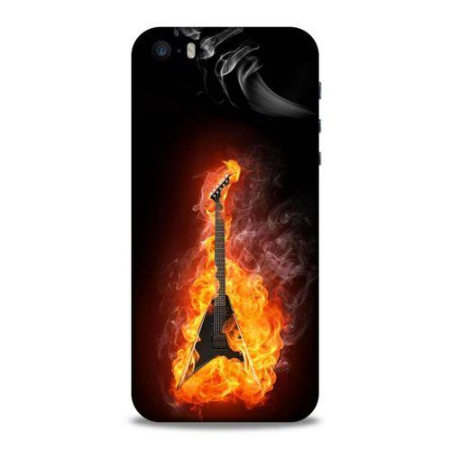 Lopard Apple Iphone 5S Uyumlu Kılıf FireX (12) Koruyucu Silikon Elektro Gitar