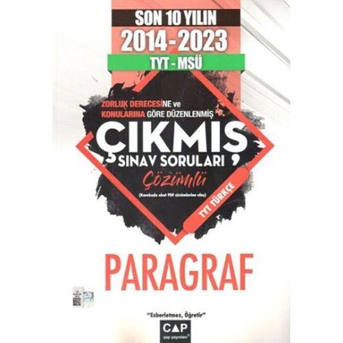 TYT MSÜ Paragraf Son 10 Yıl Çıkmış Sorular Çap Yayınları
