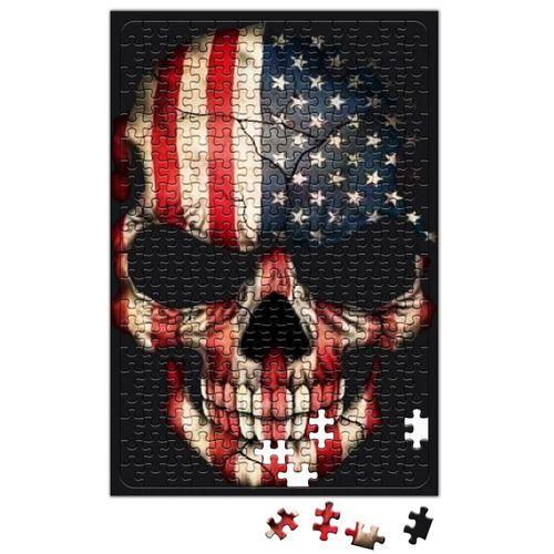 Skull Usa Puzzle 240 Parça Yapboz