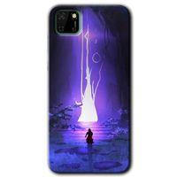 Huawei Y5P Kılıf HD Desen Baskılı Arka Kapak - Wanderer Silhouette