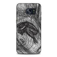 Samsung Galaxy S7 Edge Kılıf Depresyon (37) Silicone Cover Sarı Lacivert