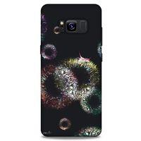 Y.Liva-2021 Özel Seri Siyah Soyut-94 Samsung Galaxy S8 Kılıf Silikon Kapak