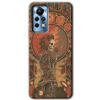 İnfinix Note 11 Pro Kılıf HD Desen Baskılı Arka Kapak - İskelet Aşk