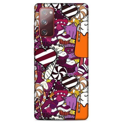 Lopard Samsung Galaxy S20 Fe Uyumlu Kılıf Soyut Sanat (32) Desenli Soft Silikon Kılıf