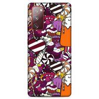 Lopard Samsung Galaxy S20 Fe Uyumlu Kılıf Soyut Sanat (32) Desenli Soft Silikon Kılıf