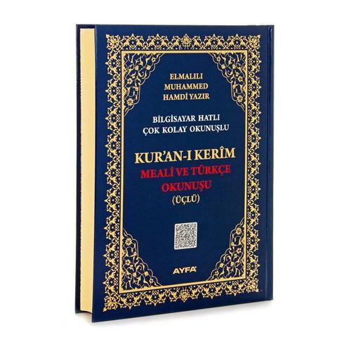 Rahle Boy Kuranı Kerim Meali Ve Türkçe Okunuşu - Üçlü