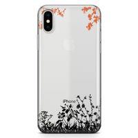 Apple iPhone XS Max Kılıf Ot Bahçesi Arka Kapak Koruma Desenli Full Koruyucu
