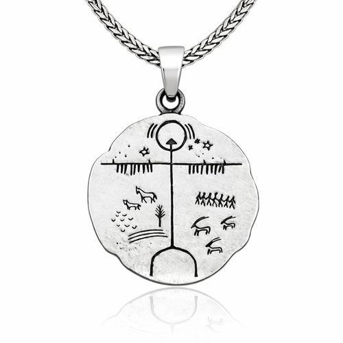 Gümüş Gök Tengri Kolye
