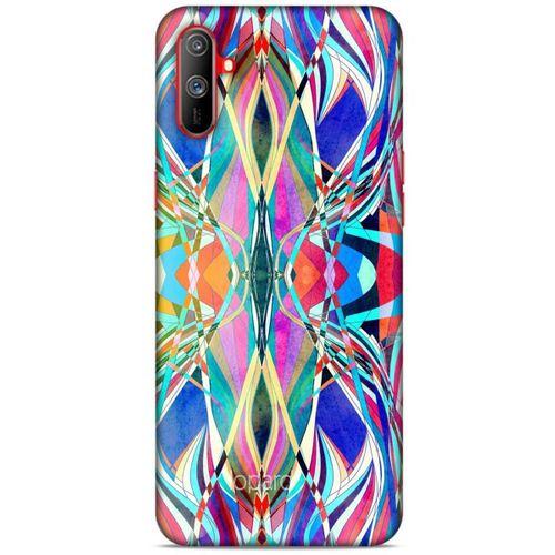 Oppo Realme C3 Kılıf Pastel Renkler (27) Tasarımlı Kılıf Karışık Renkli