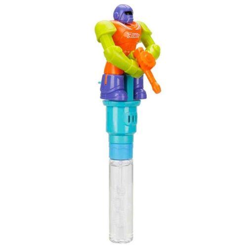 Robot Figürlü Su Oyunu - Baloncuk Oyunu - 625P - Mor Kasklı