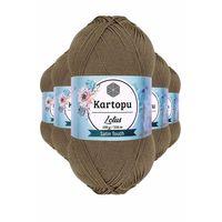 5 Adet Lotus Bikini Büstiyer Bluz Örgü İpi K833 Vizon