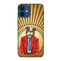 Apple iPhone 12 Mini Kılıf Köpek Kıyafetleri (7) Telefon Kılıfı Pitbull Terrier Ceket