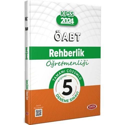 KPSS ÖABT Rehberlik Öğretmenliği Tamamı Çözümlü 5 Deneme Sınavı Data Yayınları
