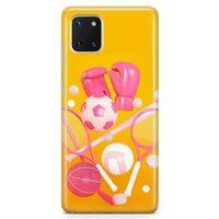Samsung Galaxy Note 10 Lite Kılıf Boks Eldiveni Tenis Arka Kapak Koruma Desenli Full Koruyucu