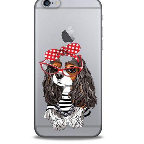 Zoologix (12) Apple Iphone 6S Şeffaf Kılıf Silikon Desenli