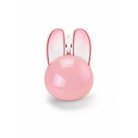 Tavşan Figürlü Kablosuz Mouse Pil Dahil Etiket Hediyeli Pembe