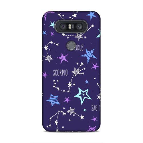 LG Q60 Kılıf Horoskop Haritasi Arka Kapak Silikon Koruma Full Koruyucu