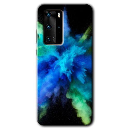 Potkal Hediye Fabrikası Huawei P40 Pro HD Baskılı Kılıf + 9D Tam Ekran Koruyucu - Karışım 1