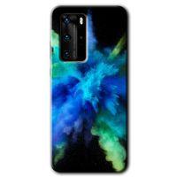 Potkal Hediye Fabrikası Huawei P40 Pro HD Baskılı Kılıf + 9D Tam Ekran Koruyucu - Karışım 1