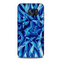 Lopard Samsung Galaxy S7 Edge Uyumlu Kılıf Bahar (13) Silikon Kap Açık Mavi