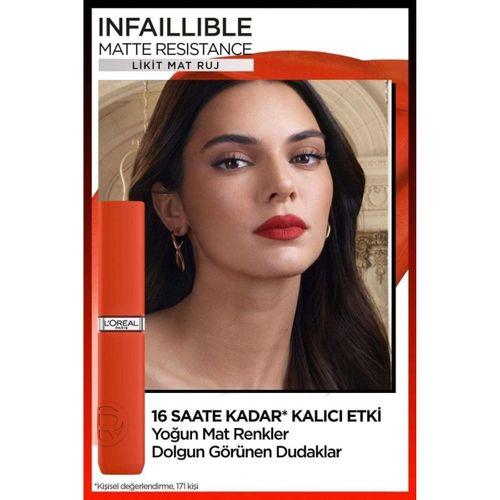 L'oréal Paris Infaillible Matte Resistance Likit Mat Ruj - 420 Le Rouge Paris