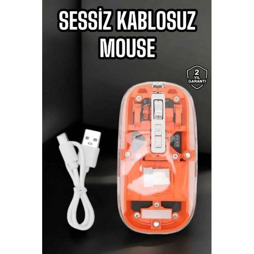 Kablosuz Mouse Fare 5.0 Bluetooth Bağlantılı Usb Girişli