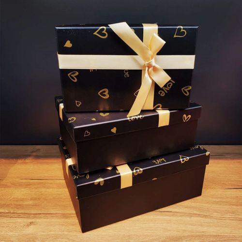 3'lü Dikdörtgen Hediye Kutusu