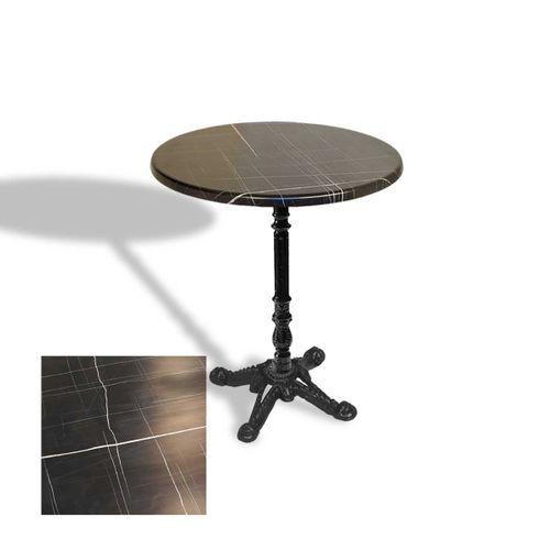 Dockers Çipa 1004 Döküm Ayak Yuvarlak Masa Çap 70cm - (Werzalit, Wermodin ve Allzalit Tabla) - Palazzo