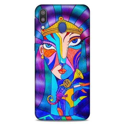 Lopard Samsung Galaxy M20 Uyumlu Kılıf Sürreal Yüzler ♀ (49) Ultra Silikon Kılıf Baskılı