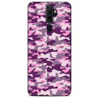 Oppo A9 2020 Uyumlu Kılıf Mor Delisi (23) Ultra Koruma Kılıfı Kamuflaj