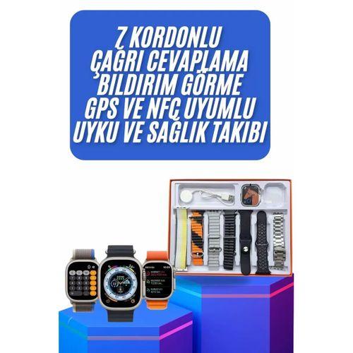 Unısex 7 Kordonlu Çok Fonksiyonlu Nabız Ölçer Uyku Ve Sağlık Takibi