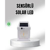 Güneş Enerjili Dış Mekan Sensörlü Duvar Lambası Ip65 Su Geçirmez