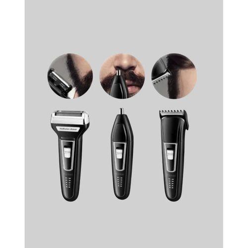 İnsua 3’lü Tıraş Makinesi – 3 Farklı Kesim Başlığı, Güçlü Motor, 60 Dakika Kullanım