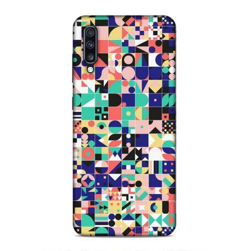Samsung Galaxy A70 Uyumlu Kılıf Insomnia (40) Fit Silikon Kılıf Minik Kareler