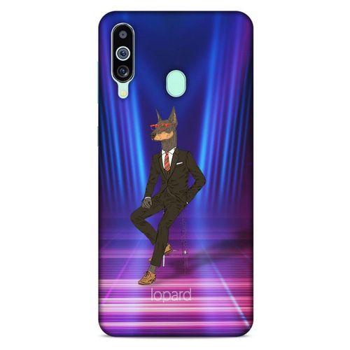 Samsung Galaxy M40 Kılıf FunnyMaX (44) Tough Armor Kılıf Fuşya Doberman