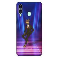 Samsung Galaxy M40 Kılıf FunnyMaX (44) Tough Armor Kılıf Fuşya Doberman