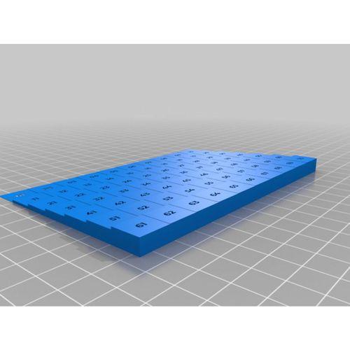 Cyanotype MSLA Test 3D Baskı (Bu ürün Sadece Plastik parçadır - Almadan Önce Soru Sorabilirsiniz)