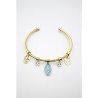 Yılan Örgü Bilezik - Altın