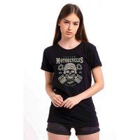 American Costum Vintage California Baskılı Siyah Kadın Tshirt