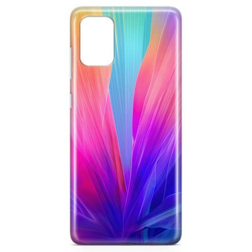 Samsung Galaxy A71 Kılıf Makro Çiçek Arka Kapak Koruma Desenli Full Koruyucu