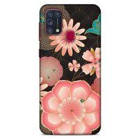 Samsung Galaxy M31 Kılıf Japonya (21) Koruyucu Kapak Japon Çiçekleri Vilmorin