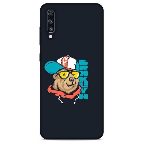 Animax Newyorker Ayı Samsung Galaxy A70 Kılıf Desenli Silikon