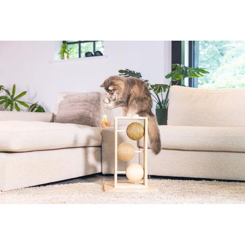 Beeztees DBL Kedi Tırmalama ve Oyuncağı, 34,5x29,5x50cm