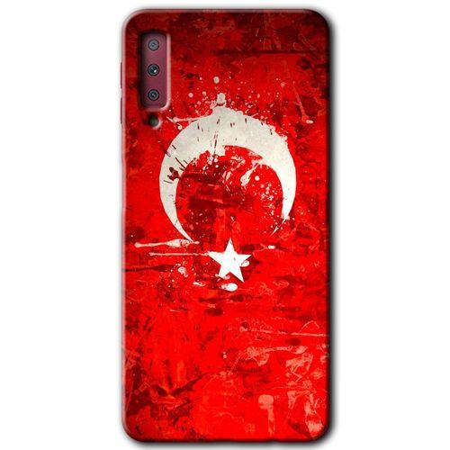 Potkal Hediye Fabrikası Samsung Galaxy A7 2018 Kılıf HD Desen Baskılı Arka Kapak - Albayrak 2