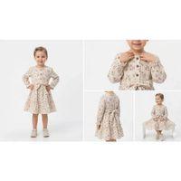 5/9 Yaş Müslin Pamuk Kumaş Çocuk Elbisesi