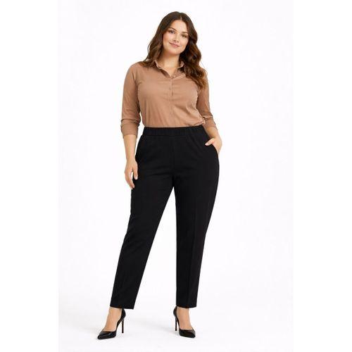 Kadın Kumaş Pantolon Kemer Lastikli BGL-ST05283