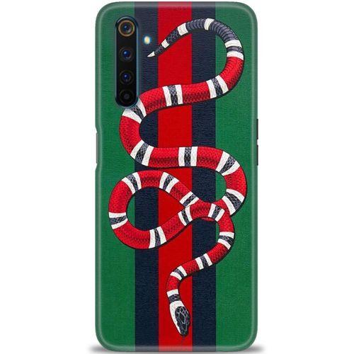 Realme 6 Pro Kılıf HD Baskılı Kılıf - Yılan + Tam Ekran Koruyucu